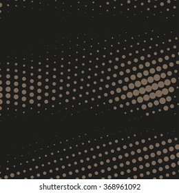 Abstract dotted vector background. Halftone effect