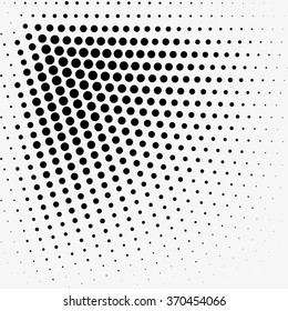 Abstract dotted vector background. Halftone effect