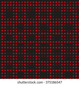 Abstract dotted vector background. Halftone effect