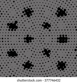 Abstract dotted vector background. Halftone effect