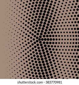 Abstract dotted vector background. Halftone effect