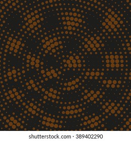 Abstract dotted vector background. Halftone effect