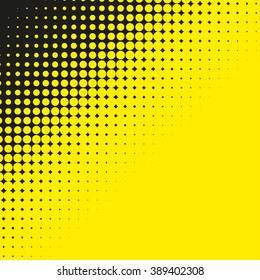 Abstract dotted vector background. Halftone effect