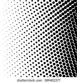Abstract dotted vector background. Halftone effect