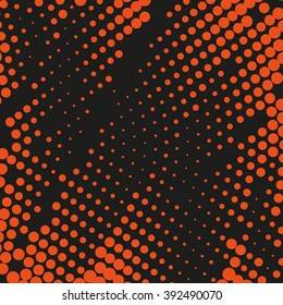 Abstract dotted vector background. Halftone effect