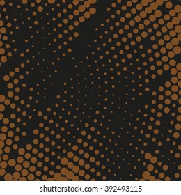 Abstract dotted vector background. Halftone effect