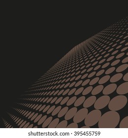 Abstract dotted vector background. Halftone effect
