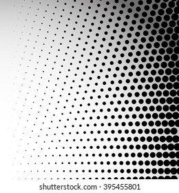 Abstract dotted vector background. Halftone effect