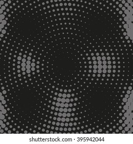 Abstract dotted vector background. Halftone effect