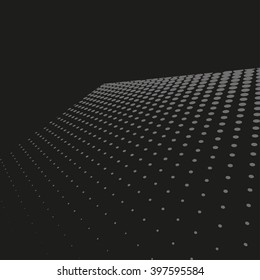 Abstract dotted vector background. Halftone effect