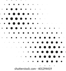 Abstract dotted vector background. Halftone effect
