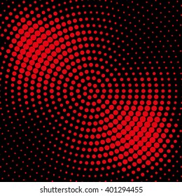 Abstract dotted vector background. Halftone effect