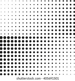 Abstract dotted vector background. Halftone effect
