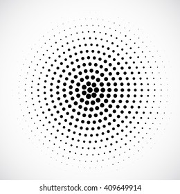 Abstract dotted vector background. Halftone effect svg