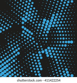 Abstract dotted vector background. Halftone effect