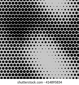 Abstract dotted vector background. Halftone effect