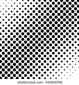 Abstract dotted vector background. Halftone effect