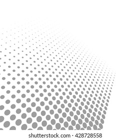 Abstract dotted vector background. Halftone effect