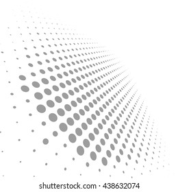 Abstract dotted vector background. Halftone effect