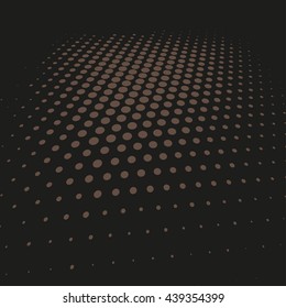 Abstract dotted vector background. Halftone effect