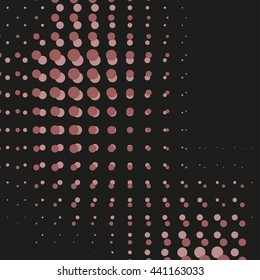 Abstract dotted vector background. Halftone effect
