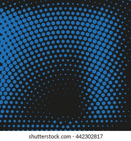 Abstract dotted vector background. Halftone effect