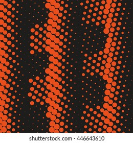 Abstract dotted vector background. Halftone effect