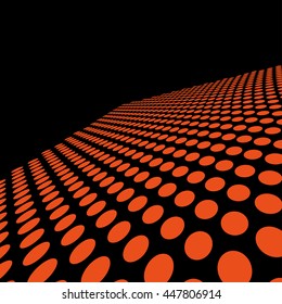 Abstract dotted vector background. Halftone effect