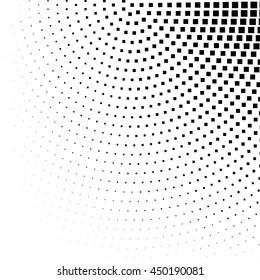 Abstract dotted vector background. Halftone effect
