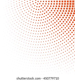 Abstract dotted vector background. Halftone effect