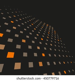 Abstract dotted vector background. Halftone effect