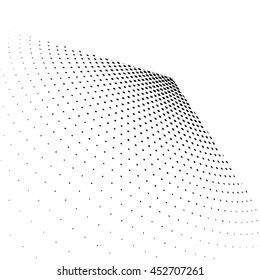 Abstract dotted vector background. Halftone effect
