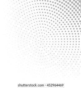 Abstract dotted vector background. Halftone effect
