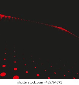 Abstract dotted vector background. Halftone effect