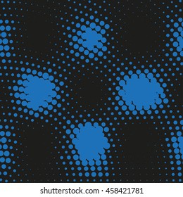 Abstract dotted vector background. Halftone effect