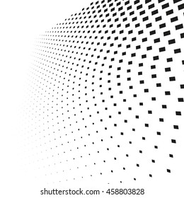 Abstract dotted vector background. Halftone effect