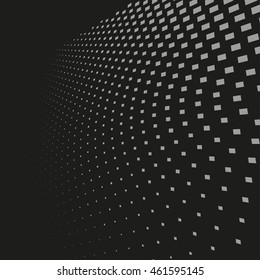 Abstract dotted vector background. Halftone effect