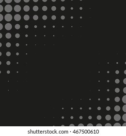 Abstract dotted vector background. Halftone effect