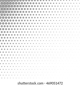 Abstract dotted vector background. Halftone effect