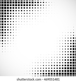Abstract dotted vector background. Halftone effect