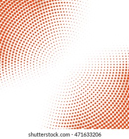 Abstract dotted vector background. Halftone effect