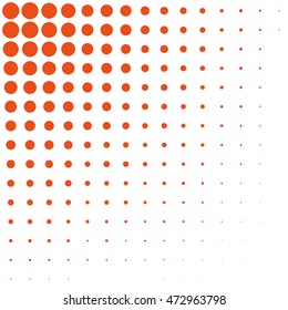 Abstract dotted vector background. Halftone effect