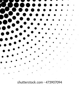 Abstract dotted vector background. Halftone effect