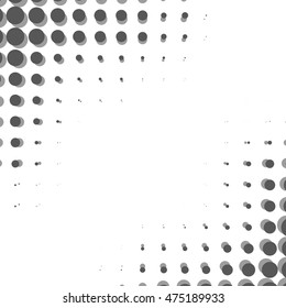 Abstract dotted vector background. Halftone effect