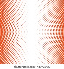 Abstract dotted vector background. Halftone effect
