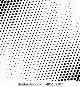 Abstract dotted vector background. Halftone effect