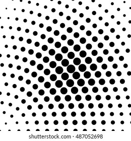 Abstract dotted vector background. Halftone effect