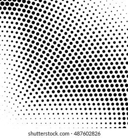 Abstract dotted vector background. Halftone effect