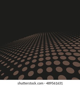 Abstract dotted vector background. Halftone effect