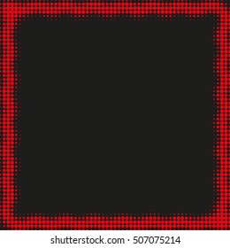 Abstract dotted vector background. Halftone effect. Abstract dotted pattern. Abstract vector frame for any designs